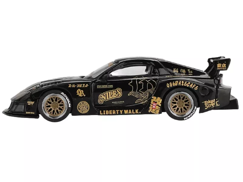 mazda-rx-7-lb-super-silhouette-fd-niles-black-with-gold-graphics-lim Mazda RX-7 LB-Super Silhouette "FD-NILES" Black with Gold Graphics Lim