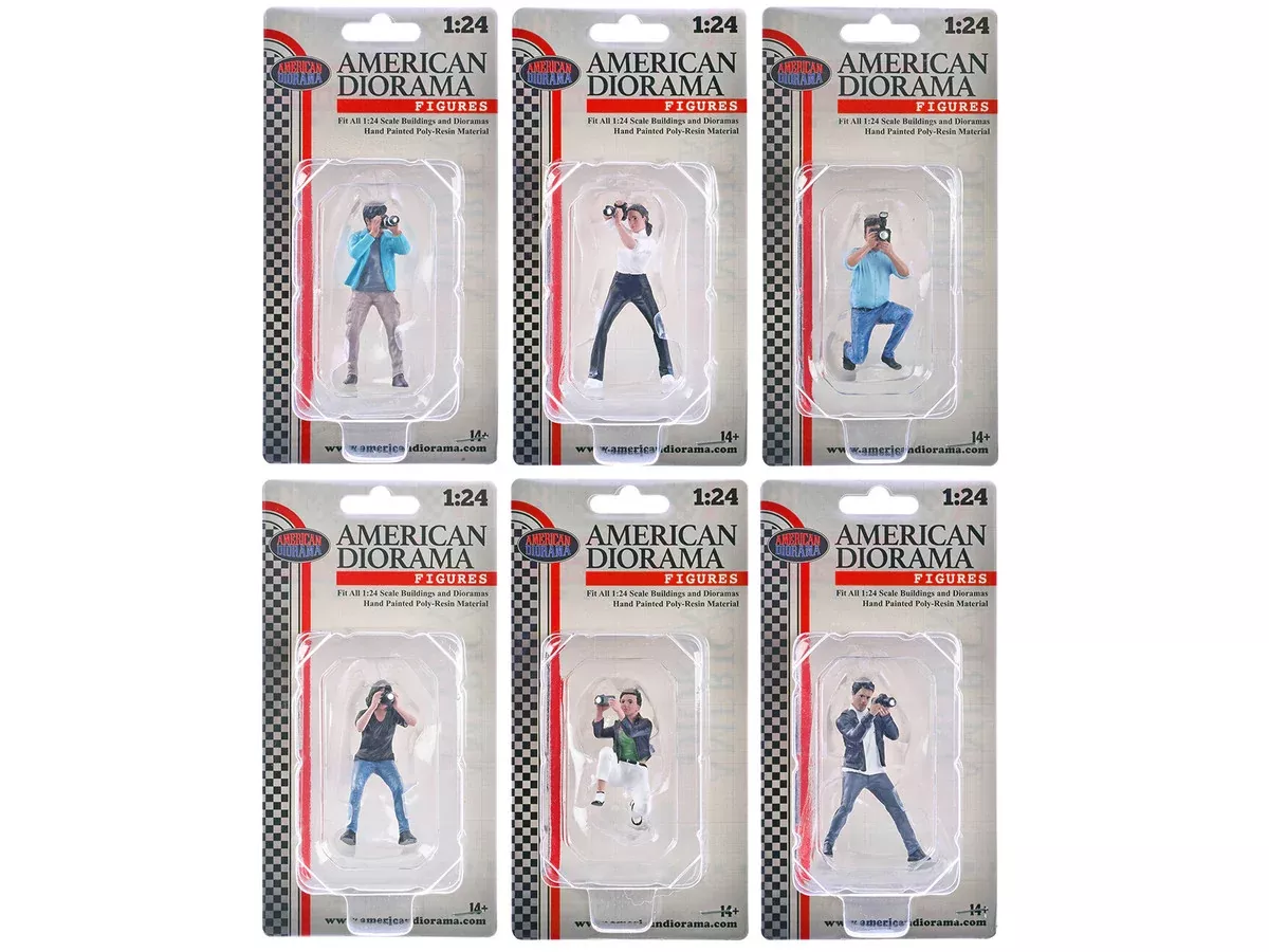 photographers-6-piece-figure-set-1-24-scale-models-by-american-d "Photographers" 6 piece Figure Set for 1/24 Scale Models by American D