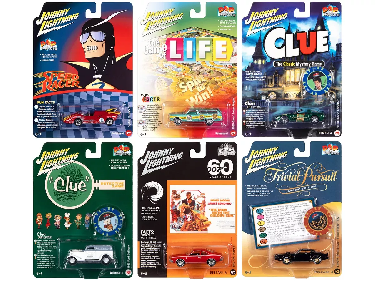 pop-culture-2022-set-6-cars-release-4-1-64-diecast-model-cars-by-jo Pop Culture 2022 Set of 6 Cars Release 4 1/64 Diecast Model Cars by Jo