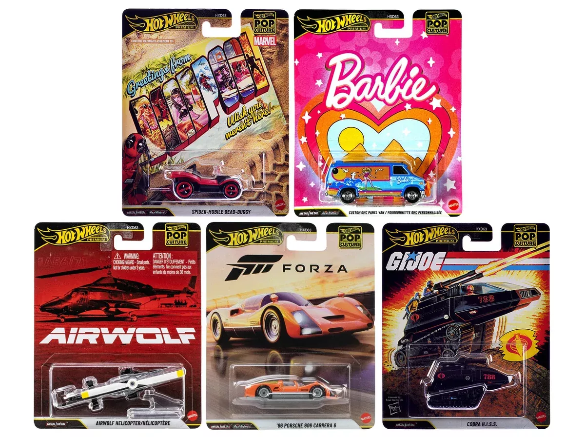pop-culture-2025-5-piece-set-q-premium-series-diecast-model-cars-b "Pop Culture 2025" 5 piece Set Q "Premium Series" Diecast Model Cars b