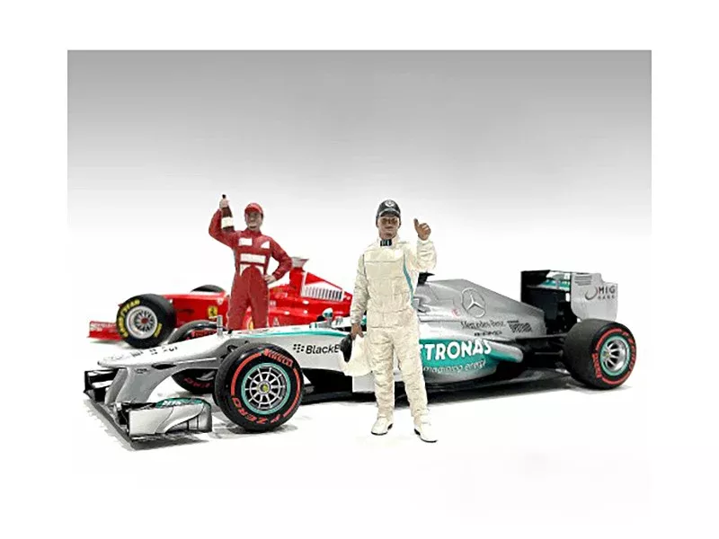 racing-legends-2000-s-set-2-diecast-figures-1-43-scale-models "Racing Legends" 2000's Set of 2 Diecast Figures for 1/43 Scale Models