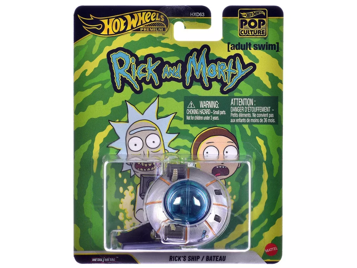 Rick's Ship Silver "Rick and Morty" (2013-Current) TV Series "Pop Cult