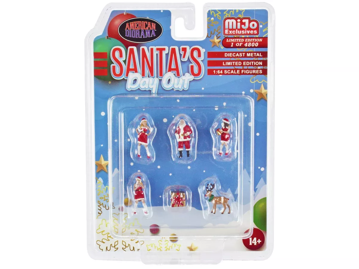 santa-s-day-out-6-piece-diecast-set-1-male-2-female-1-reindeer-1-pr "Santa's Day Out" 6 piece Diecast Set (1 Male 2 Female 1 Reindeer 1 Pr