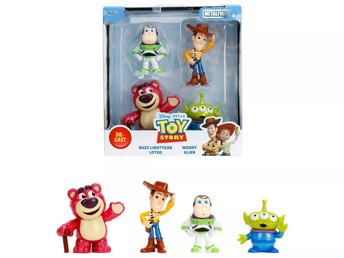 set-4-diecast-figures-toy-story-metalfigs-series-diecast-models Set of 4 Diecast Figures "Toy Story" "Metalfigs" Series Diecast Models