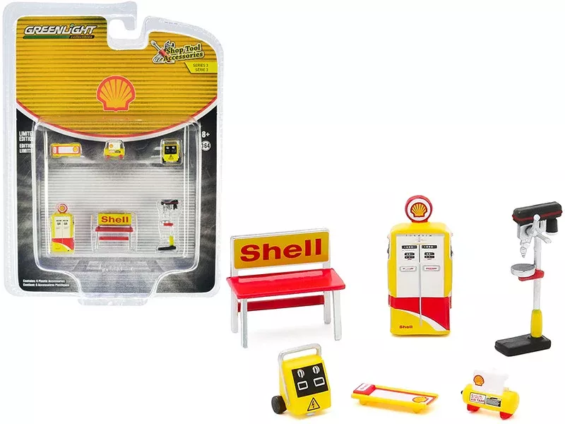shell-oil-6-piece-shop-tools-set-shop-tool-accessories-series-3-1 "Shell Oil" 6 piece Shop Tools Set "Shop Tool Accessories" Series 3 1/