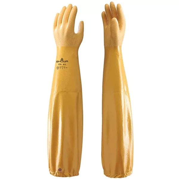 showa-772-nitrile-long-sleeve-chemical-protection-gloves-26-inch SHOWA 772 Nitrile Long Sleeve Chemical Protection Gloves (26-Inch)
