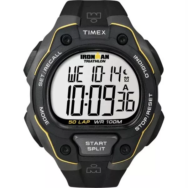 timex-ironman-50-lap-watch-black-yellow Timex Ironman 50 Lap Watch - Black-Yellow
