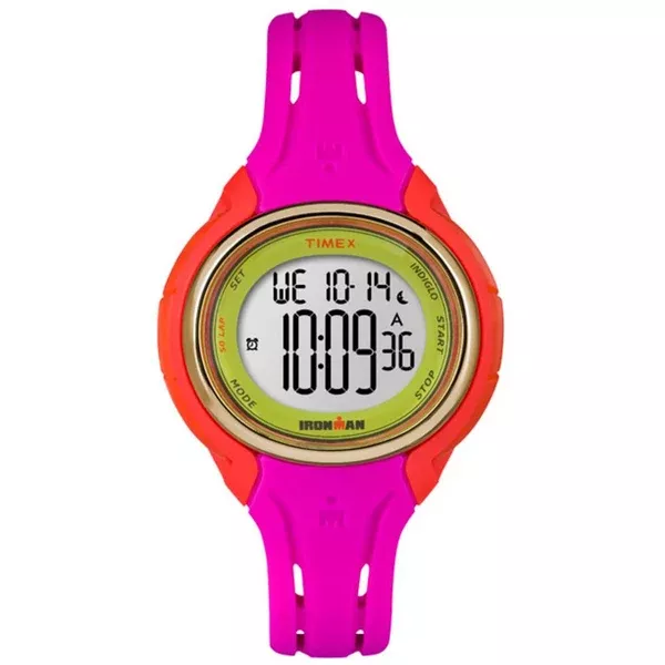 timex-ironman-sleek-50-mid-size-watch-pink-color-block Timex Ironman Sleek 50 Mid-Size Watch - Pink Color Block