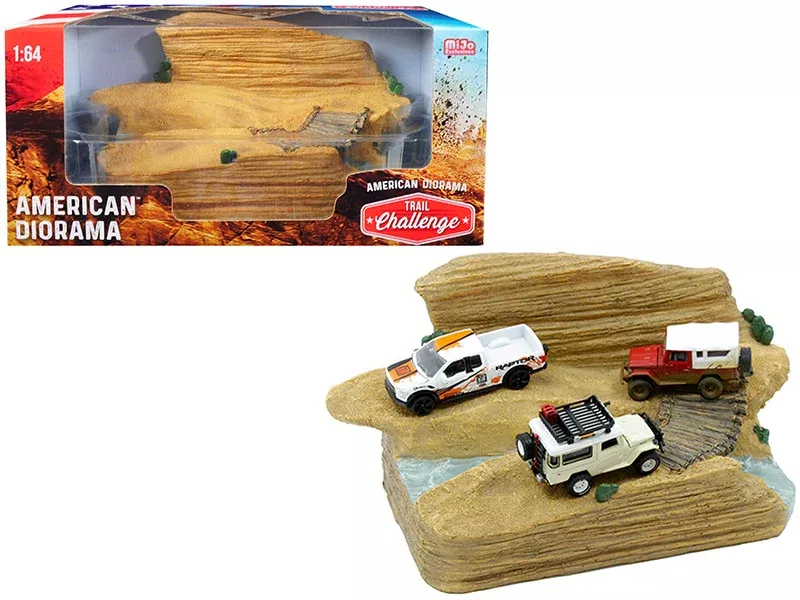 "Trail Challenge" Resin Diorama for 1/64 Scale Models by American Dior