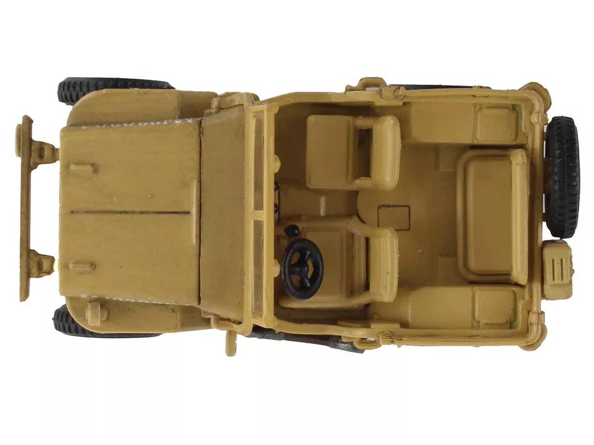 u-s-1-4-ton-military-vehicle-desert-sand-british-8th-army-gen-berna U.S. 1/4 ton Military Vehicle Desert Sand "British 8th Army Gen. Berna