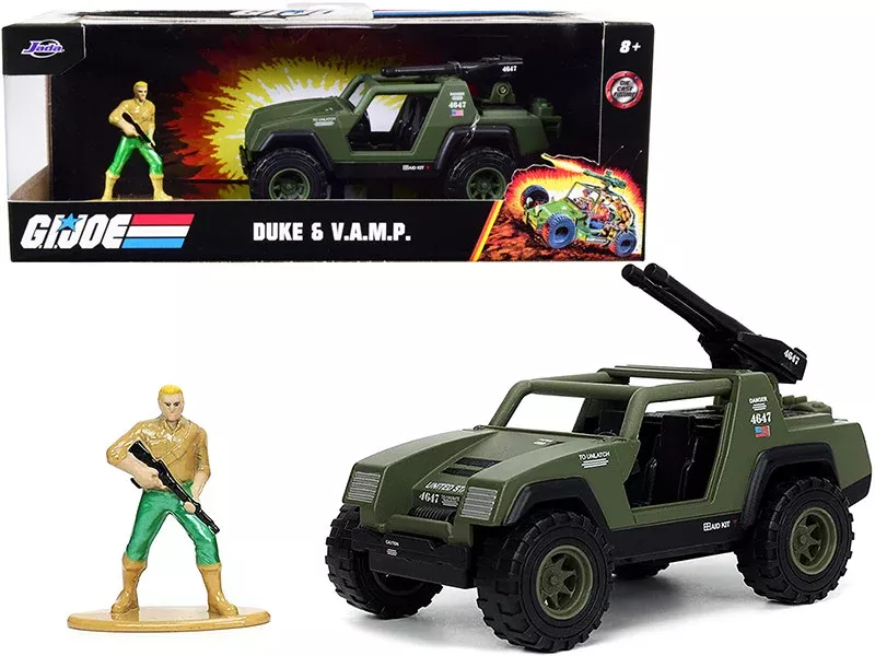 V.A.M.P. Olive Green and Duke Diecast Figurine "G.I. Joe" "Hollywood R