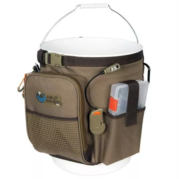 wild-river-rigger-5-gallon-bucket-organizer-w-light-plier-holder-retractable-lan Wild River RIGGER 5 Gallon Bucket Organizer w-Light, Plier Holder & Retractable Lanyard