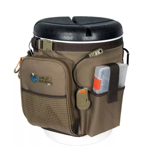wild-river-rigger-5-gallon-bucket-organizer-w-lights-plier-holder-lanyard-2-pt35 Wild River RIGGER 5 Gallon Bucket Organizer w-Lights, Plier Holder & Lanyard, 2 PT3500 Trays & Bucket w-Seat