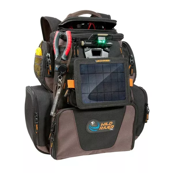 wild-river-tackle-tek-trade-nomad-xp-trade-lighted-backpack-w-usb-charging-syste Wild River Tackle Tek™ Nomad XP™ Lighted Backpack w-USB Charging System, SP01 Solar Kit & Trays