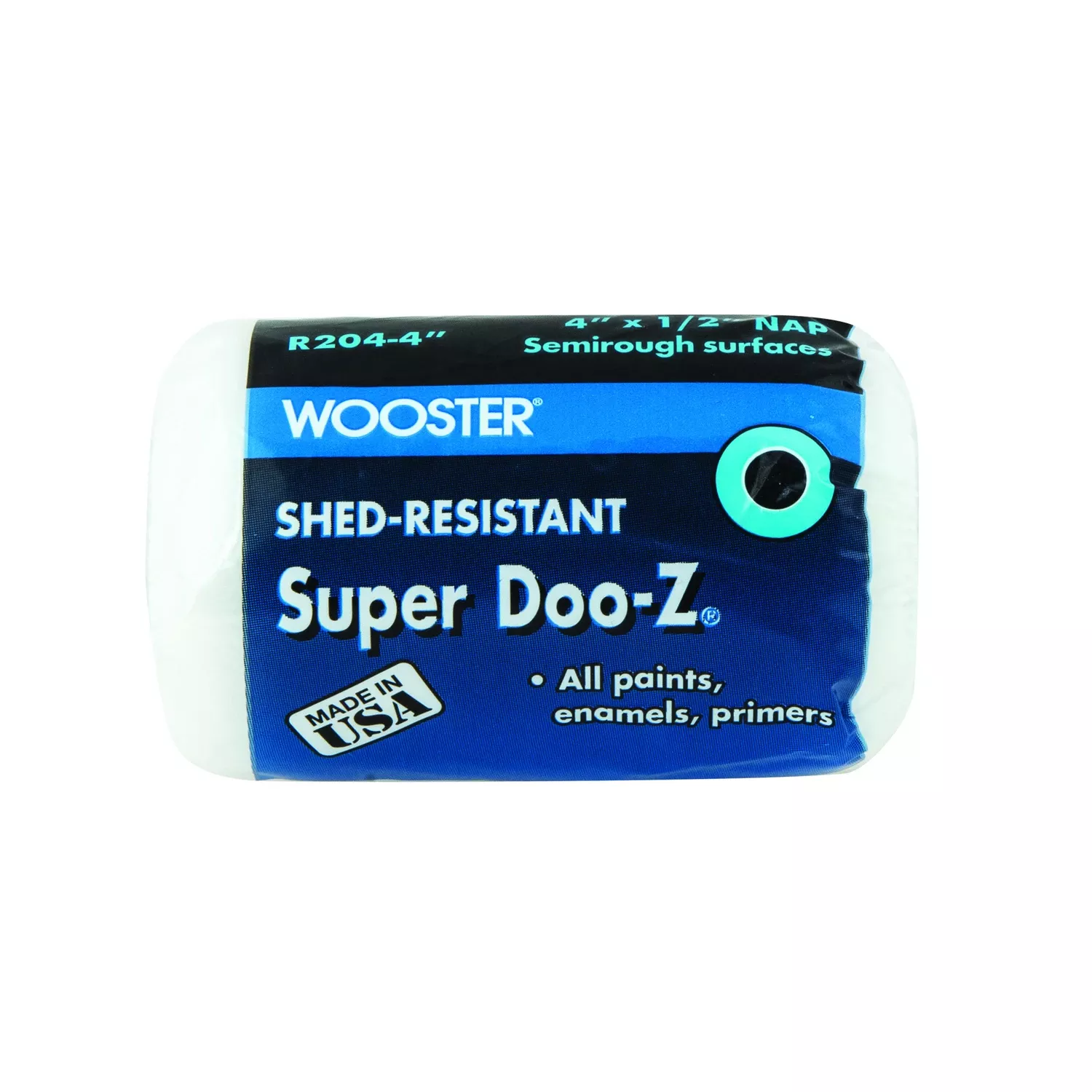 Wooster Super Doo-Z Fabric 4 in. W X 1/2 in. Regular Paint Roller Cover 1 pk