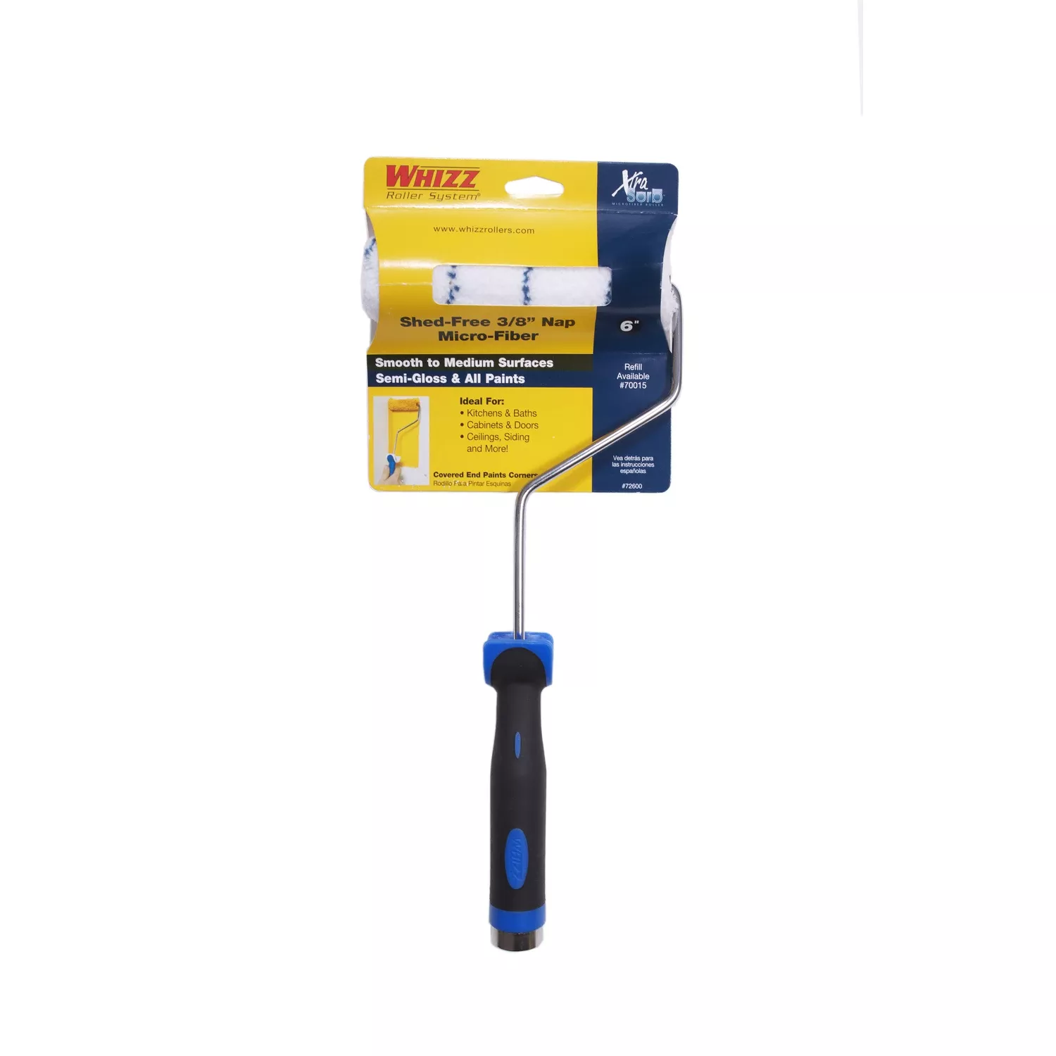 xtrasorb-6-in-mini-paint-roller-frame-cover-with-threaded-end Xtrasorb 6 In. Mini Paint Roller Frame And Cover With Threaded End