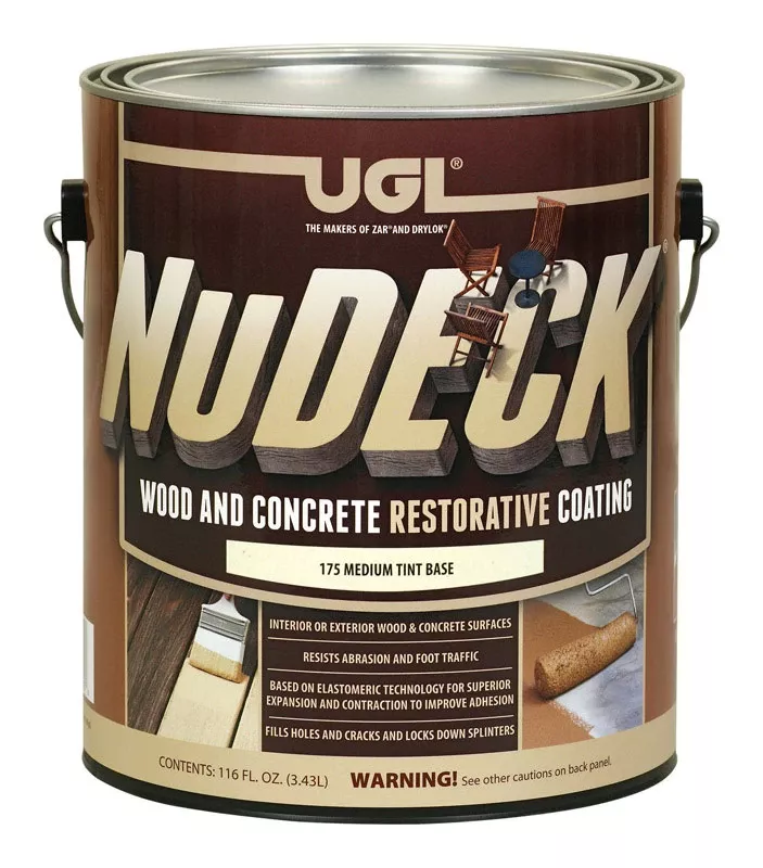zar-nudeck-1-gallon-medium-tint-base-wood-concrete-restorative-coating Zar Nudeck 1 Gallon Medium Tint Base Wood & Concrete Restorative Coating