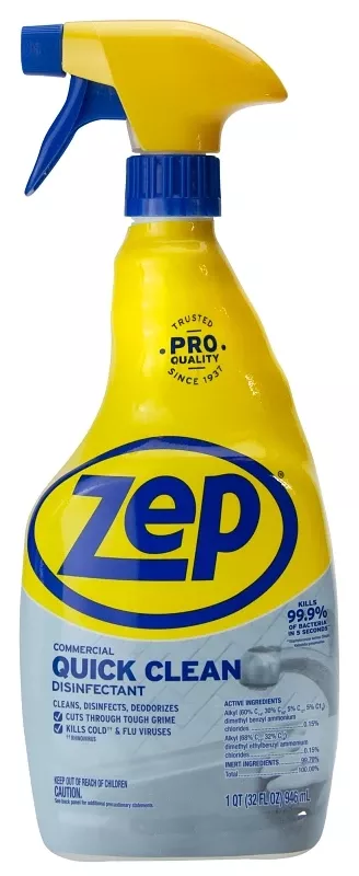 zep-quick-clean-fresh-scent-disinfectant-32-oz-1-pk Zep Quick Clean Fresh Scent Disinfectant 32 oz 1 PK