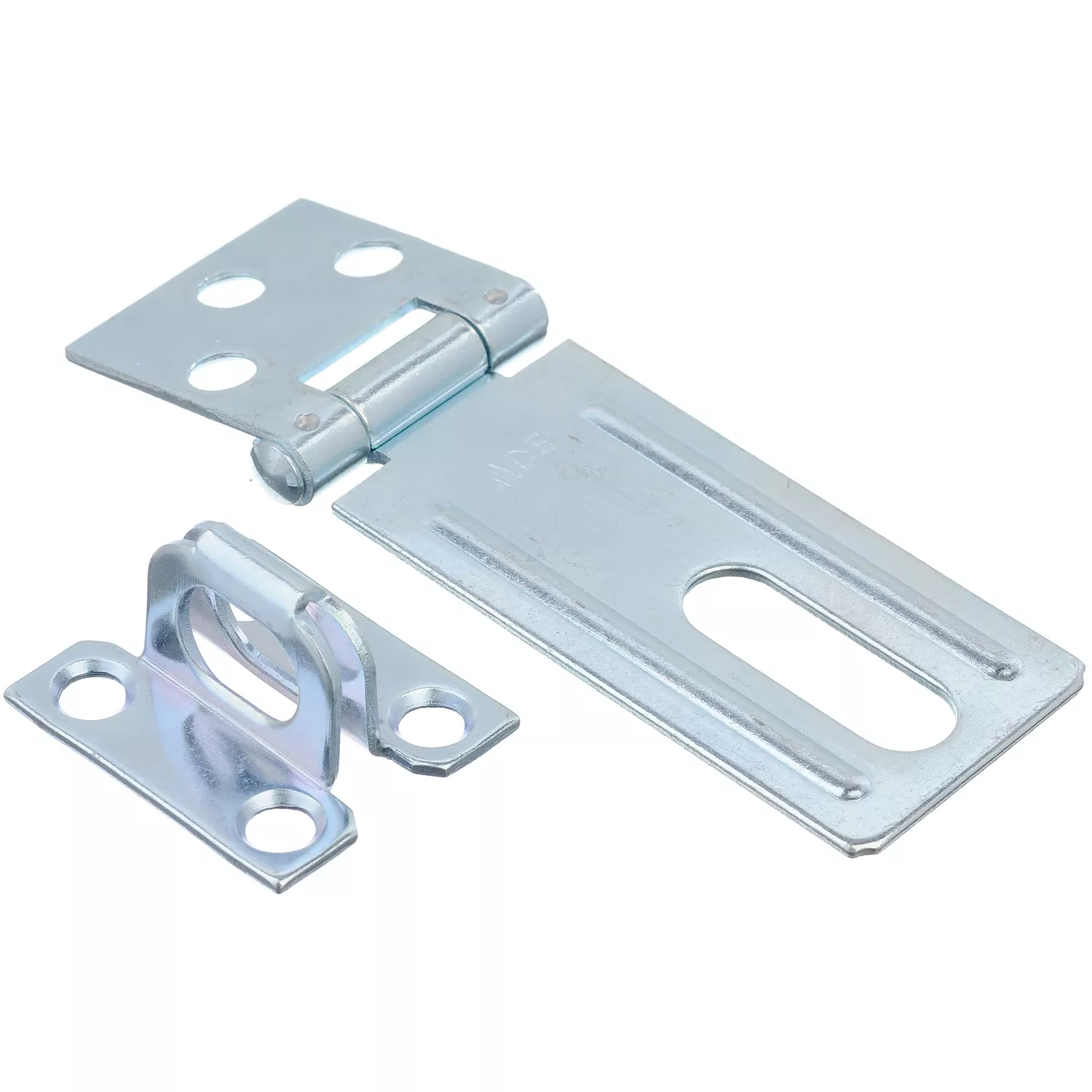 zinc-3-1-4-in-l-fixed-staple-safety-hasp-secure-applications Zinc 3-1/4 In. L Fixed Staple Safety Hasp For Secure Applications
