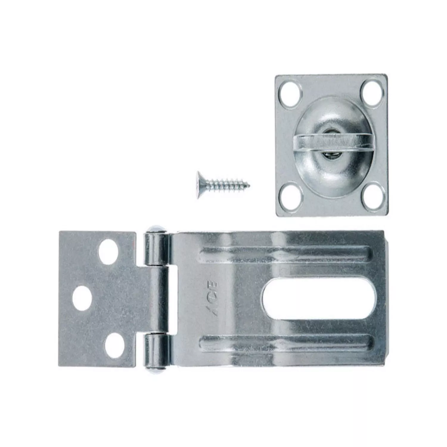 zinc-3-1-4-in-l-swivel-staple-safety-hasp-secure-applications Zinc 3-1/4 In. L Swivel Staple Safety Hasp For Secure Applications
