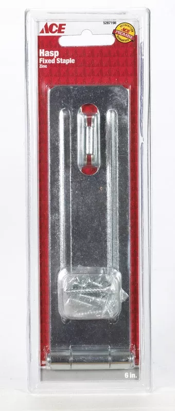 zinc-6-inch-fixed-staple-safety-hasp-secure-applications Zinc 6 Inch Fixed Staple Safety Hasp For Secure Applications