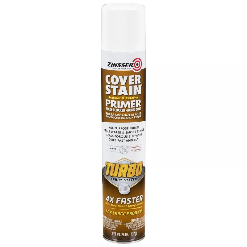zinsser-coverstain-white-flat-matte-solvent-based-alkyd-primer-26-oz Zinsser CoverStain White Flat/Matte Solvent-Based Alkyd Primer 26 oz