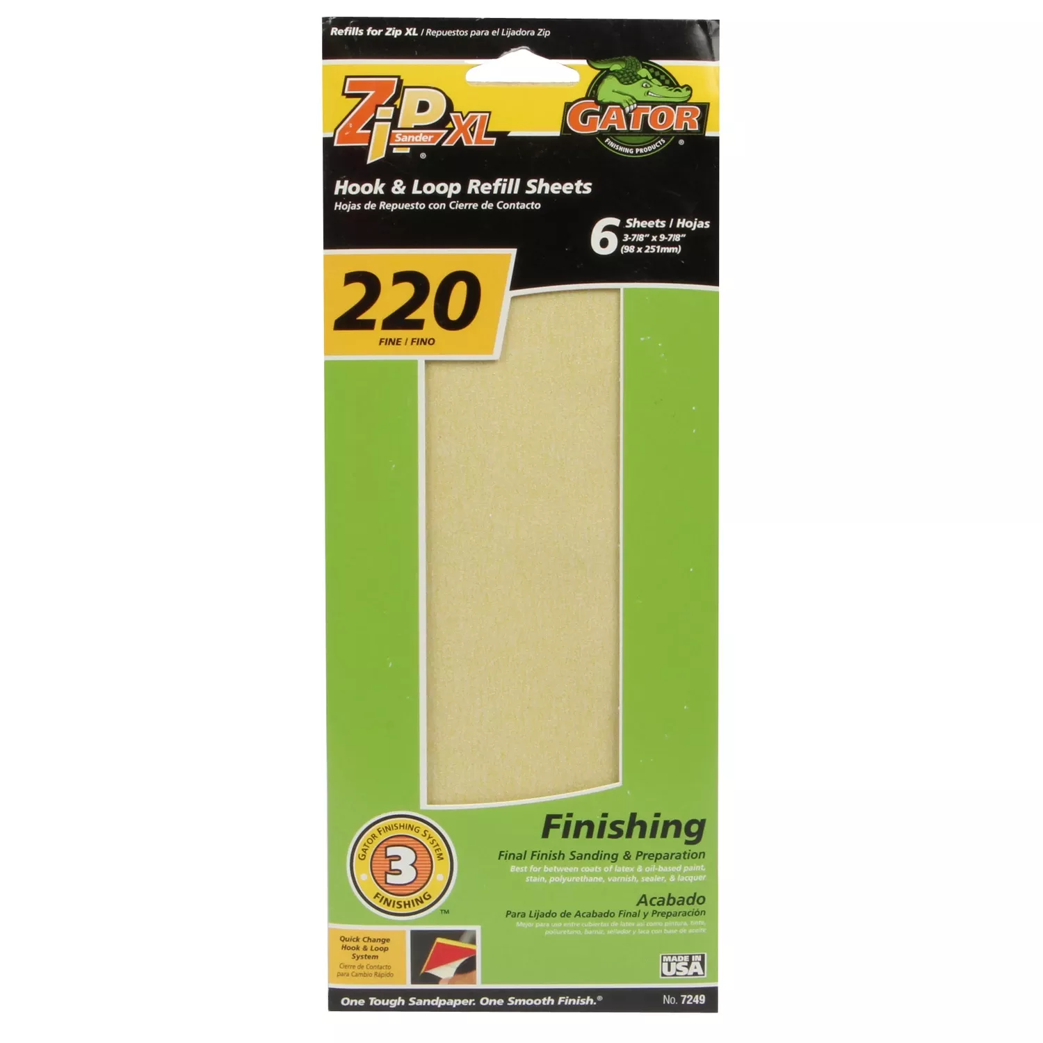 zip-xl-sanding-refill-sheets-220-grit-6-pk Zip XL Sanding Refill Sheets, 220-Grit, 6-Pk.